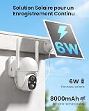 SEHMUA 4G LTE Security Camera with SIM Card, 2K HD CCTV Camera Outdoor Wireless NO Wifi, 4G Solar Security Camera with Human Identification Detection, Night Vision, 2 Way Talk, IP66 - 3