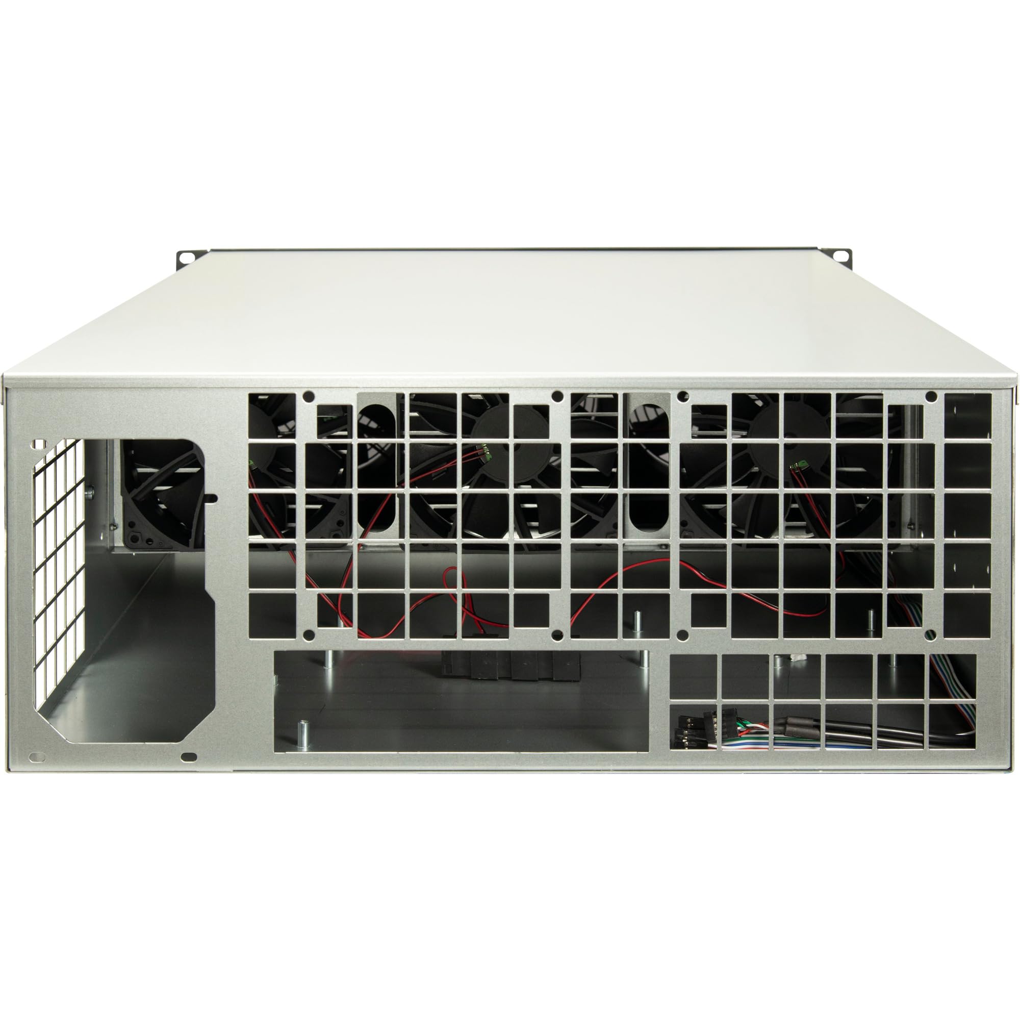 InteR-Tech 88887236 Computer Case Supporto Nero, Grigio (inteR-Tech 4w2 Mining Rack - RacK-Mont)