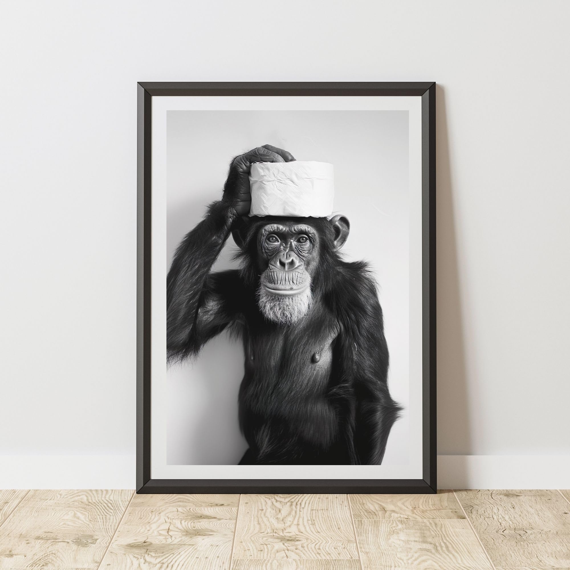 60 SECOND MAKEOVER Wall Art - A4 Poster - Monkey Print
