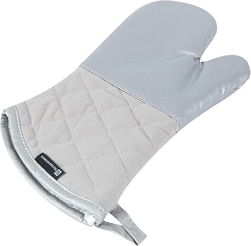 Miniatura 10 de Restaurantware Manopla de horno de 15 x 7 pulgadas, 1 manopla de horno resistente al calor, agarre ergonómico, guantes de cocina de fibra de vidrio