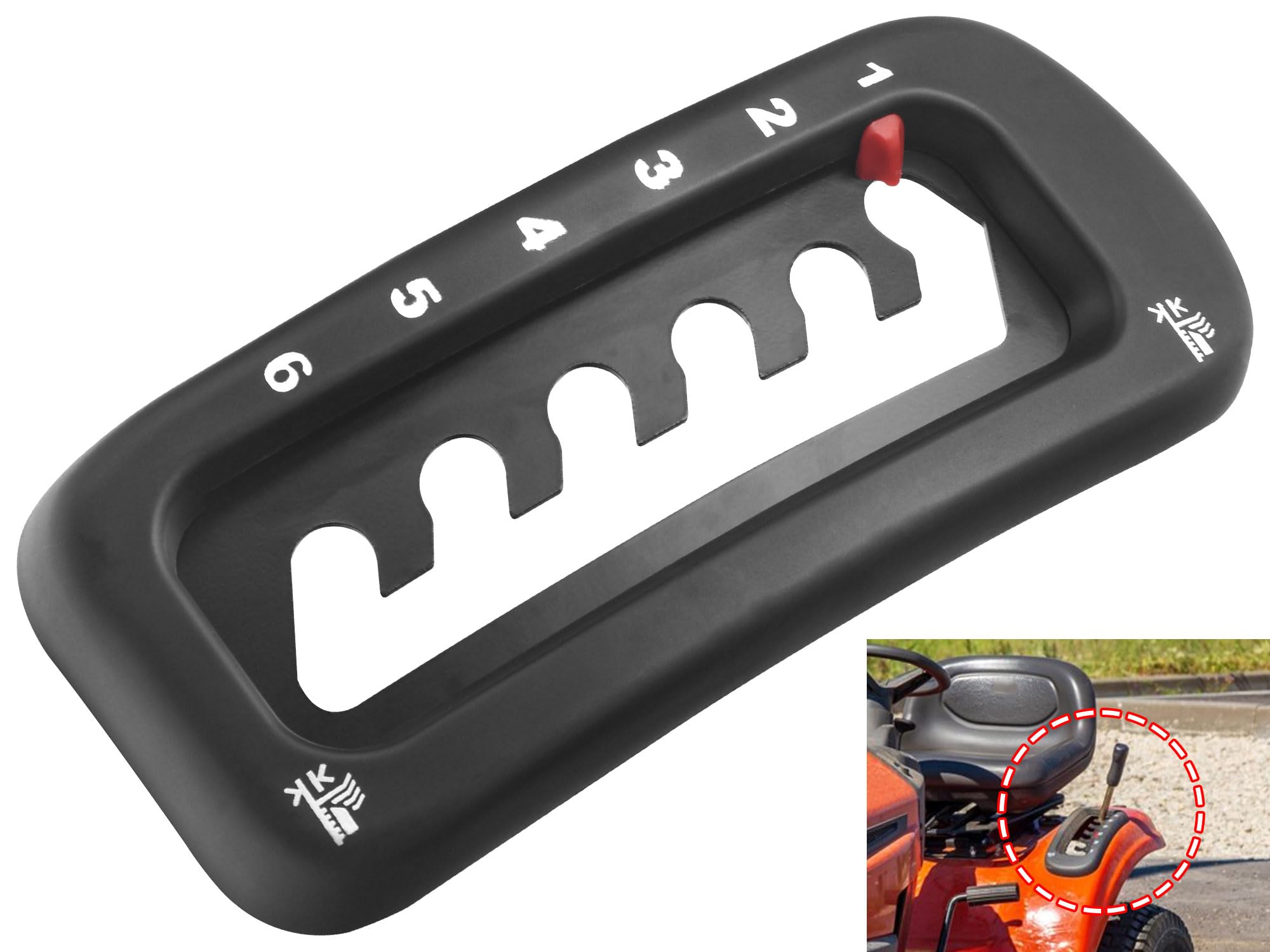583351401 532414581 414581 - Conjunto de consola de elevación de cubierta compatible con Husqvarna/Craftsman/Poulan Pro Mower PP19A42 PP175G42 PB20A46 - Sustituye a 532439647 583326701