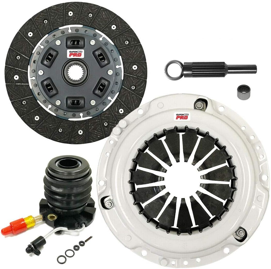 ClutchMaxPRO Performance Stage 2 Clutch Kit with Slave Cylinder Compatible with 1995-2011 Ford Ranger 1995-2010 Mazda B2300 1998-2001 B2500 11/1994-2008 B3000 2.3L 2.5L 3.0L (CP07141HDWS-ST2)