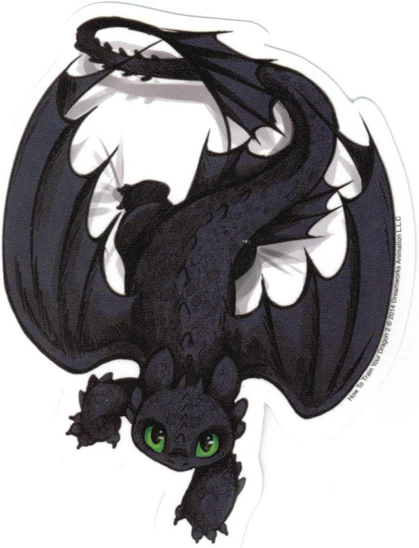 How To Train Your Dragon 2 Crawling Toothless Sticker Amazon.co.uk