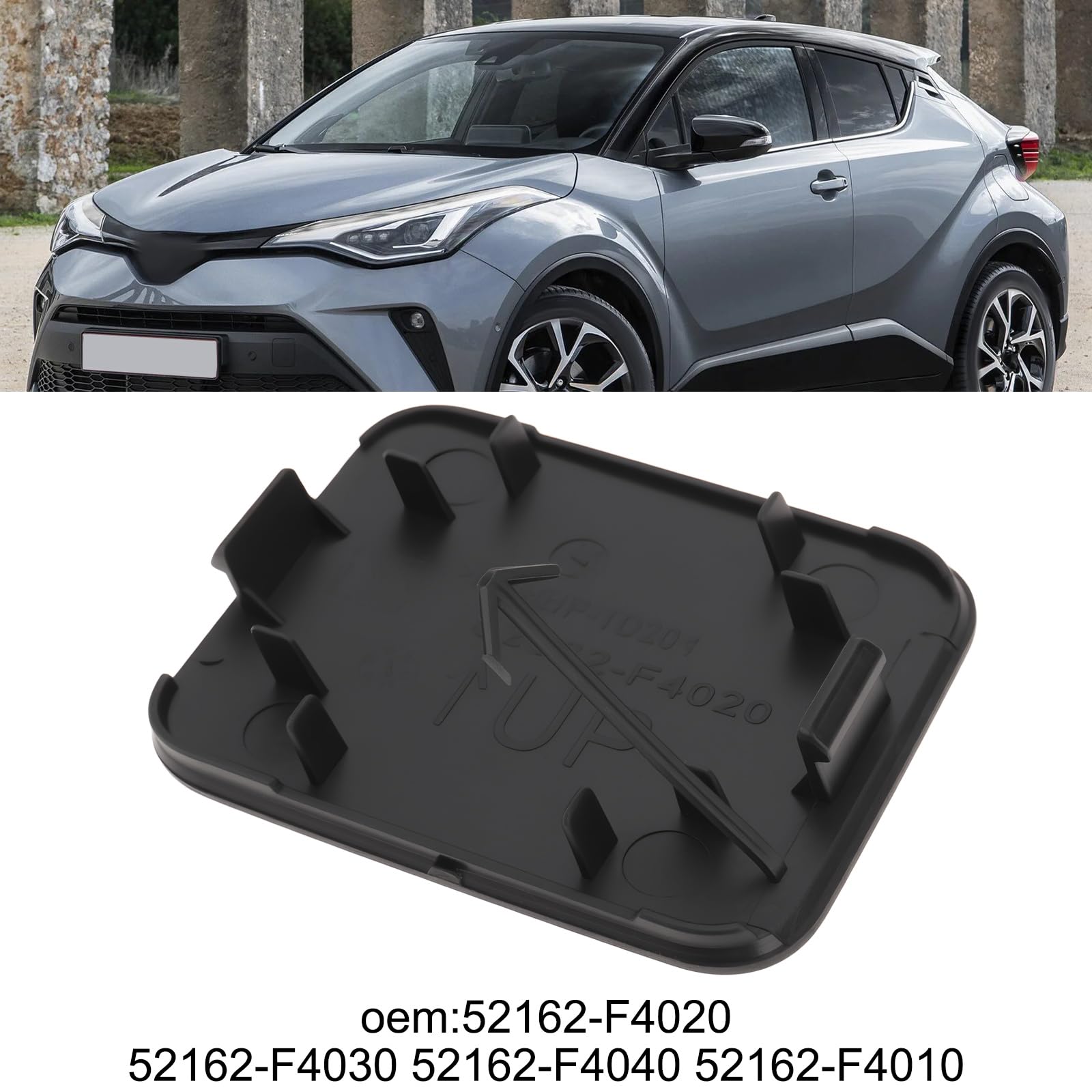 Pokrywa haka holowniczego tylnego zderzaka 52162-F4020 52162-F4030 kompatybilna z Toyota C-HR CHR 2016-2020