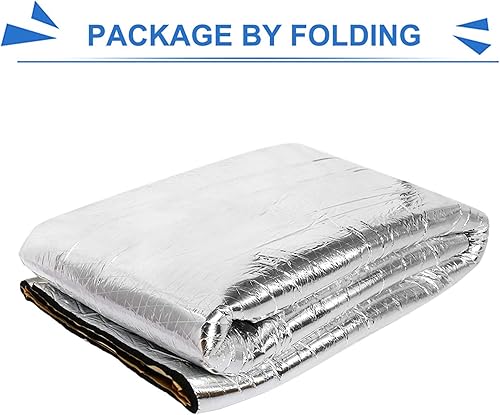 Miniatura 7 de Uxcell tapete aislante contra calor, sonido, para auto, de 40 x 40 pulgadas, 394 mil y 10.76 pies cuadrados.