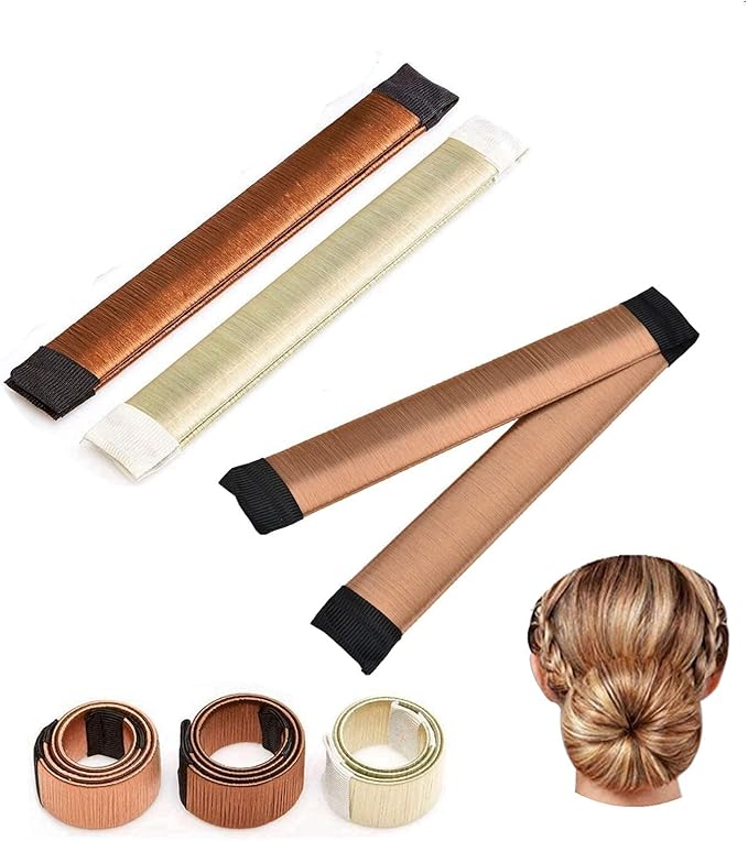 Hair Bun Accessories Hair Bun Maker Tool,3 PCS Professional Hair Bun Maker,Donut Hair,Perfect