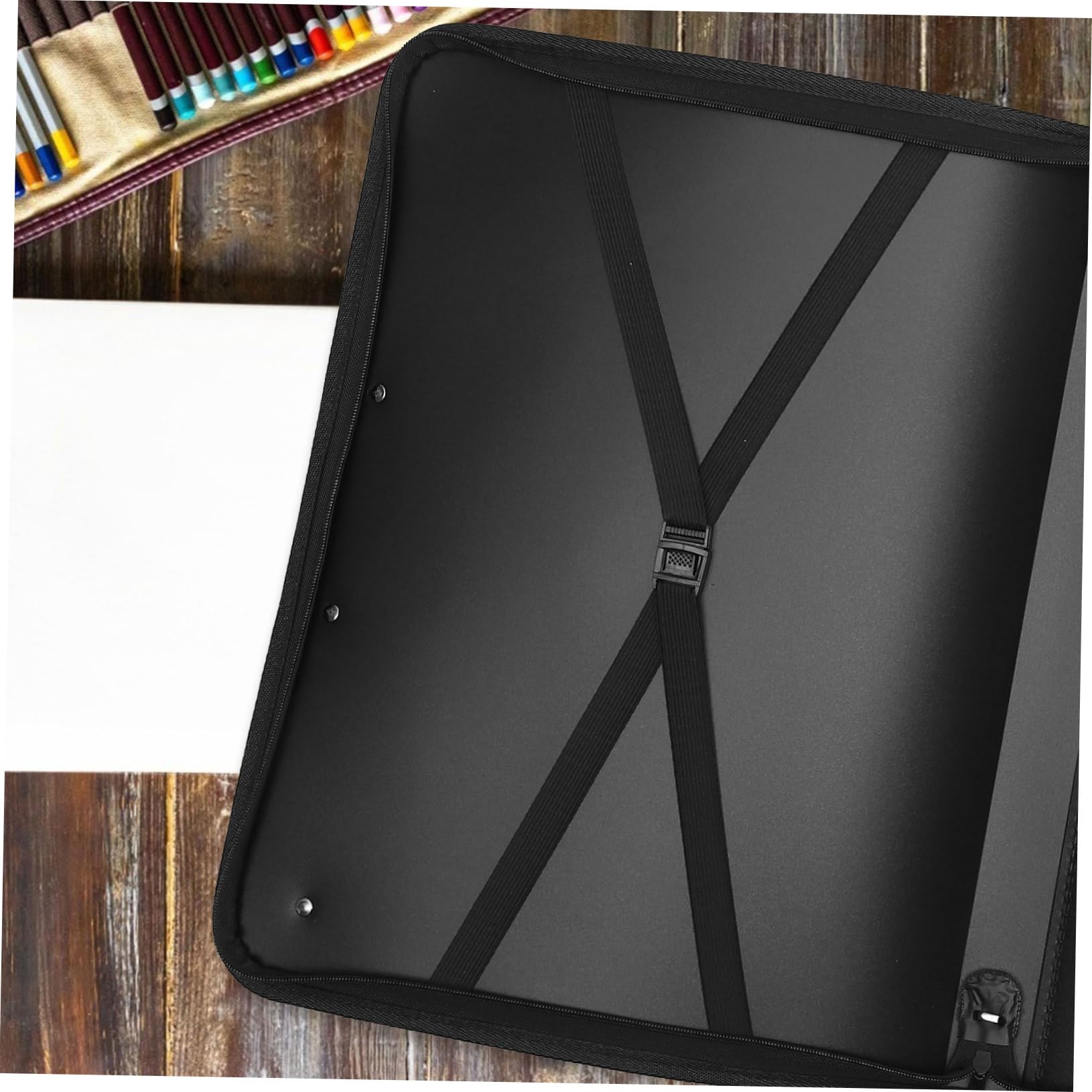 OSALADI Artist Carrying Bag for Drawing Works Portfolio with Handles Art Folder for Storage of Sketches and Artwork Lightweight and Durable