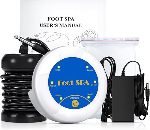 Máquina de desintoxicación de baño de pies iónico, portátil de desintoxicación iónica para baño de pies, controlador de limpieza iónica para