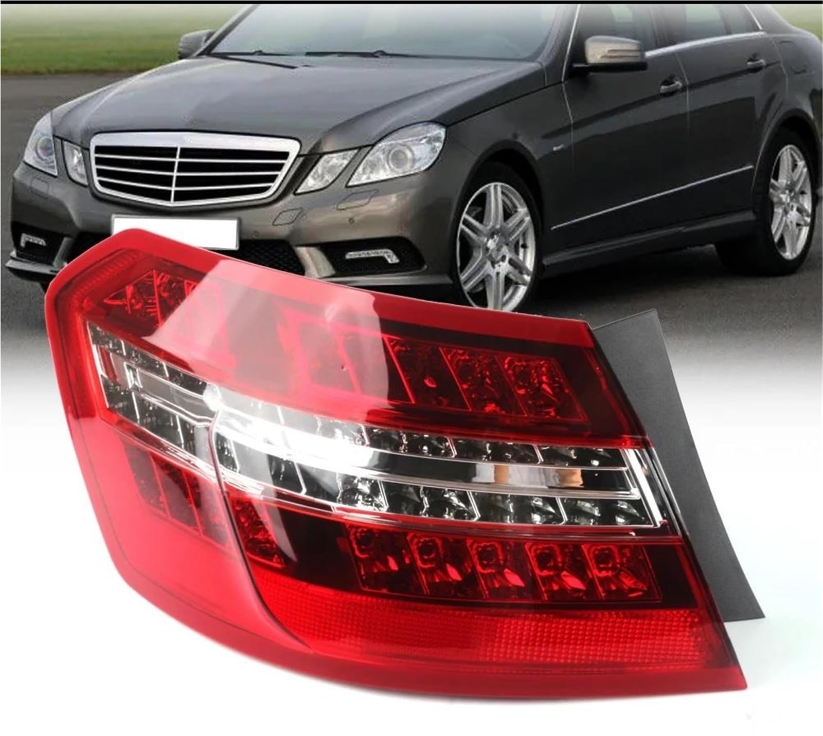 Feu Arrière Voiture Feu Arrière Gauche/droit Pour Mercedes Pour Benz Classe E W212 E350 E400 2009-2013 Stop Avec(Left-2PC)