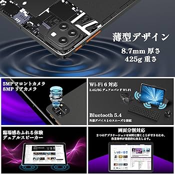 【新品未使用】Callsky Android 15 タブレット ケース付き Amazon.co.jp: 2025新登場·Android 15 タブレット - タブレット