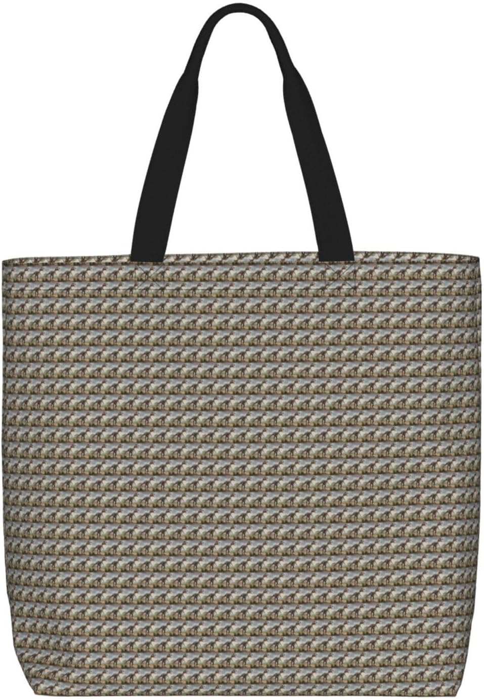 Velociraptor Dinosaur03 Print Eco-Friendly Tote Lightweight Grocery Bag Daily Commuting Travel Beach Gym Use