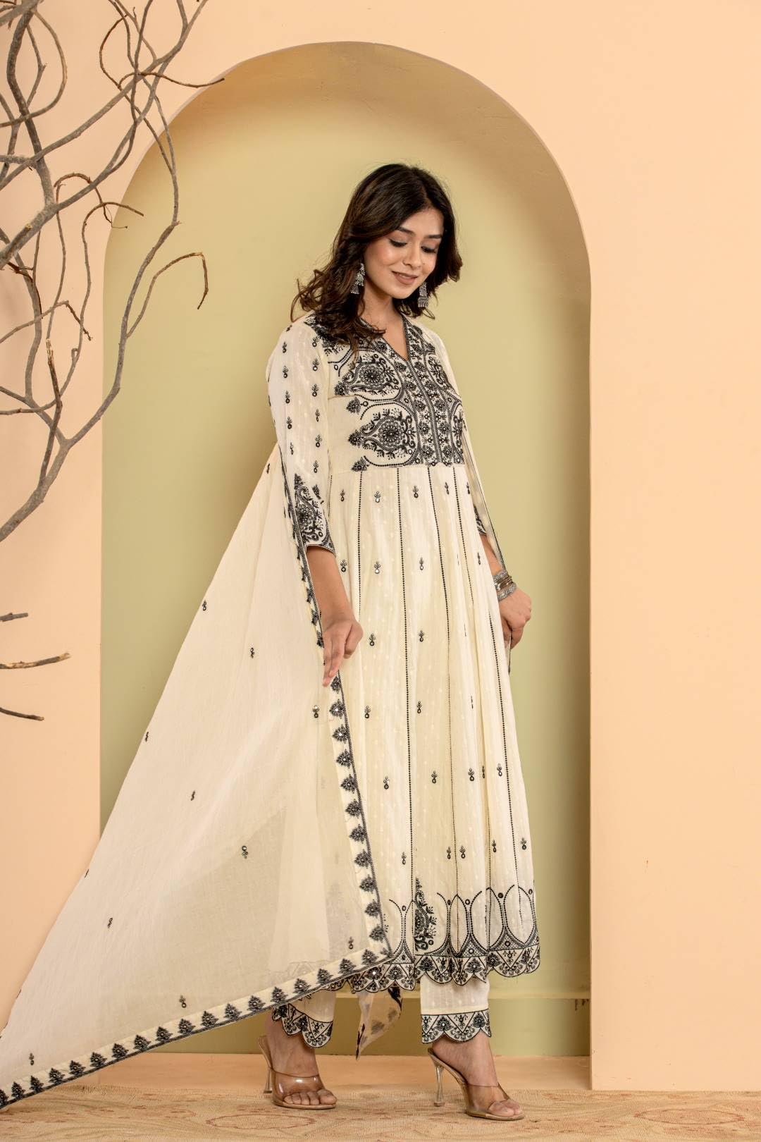Varanga Women's Cotton Straight Salwar Suit Set  Comfortable, Elegant, And Stylish Traditional Wear For Every Occasion