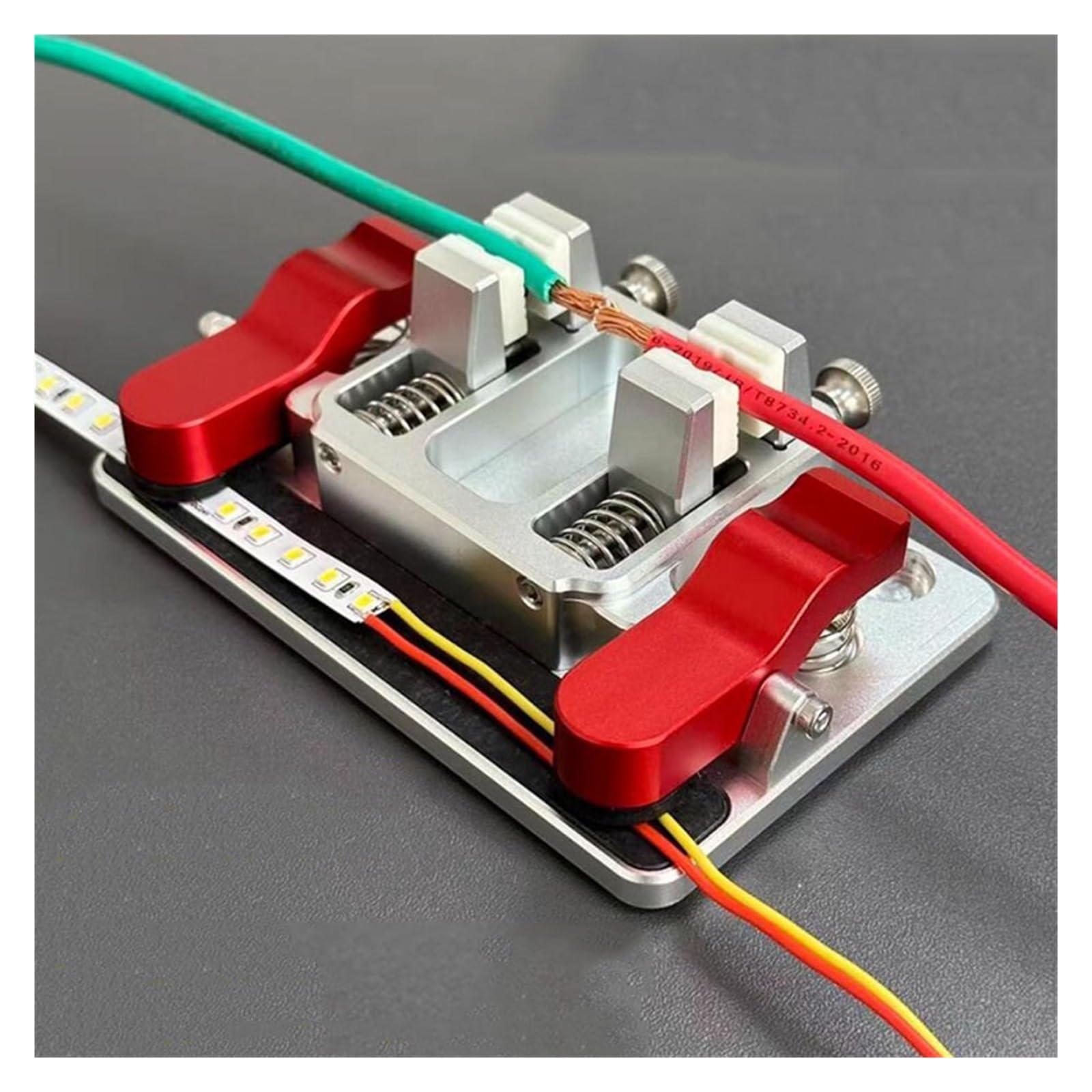 For reparación de placas de circuito LED PCB, estación de soldadura multifunción Helping Hands - Abrazadera resistente al calor con pinzas de cocodrilo