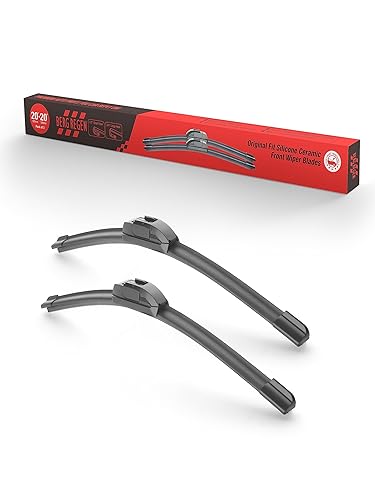 Paquete de 2 escobillas limpiaparabrisas de silicona de 20"+20" pulgadas de repuesto para Ford Explorer 2010-2005 F150 F-150 F250 F350 Serie F Honda