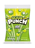 Algopix Similar Product 20 - Sour Punch Straws Chewy Apple Flavored