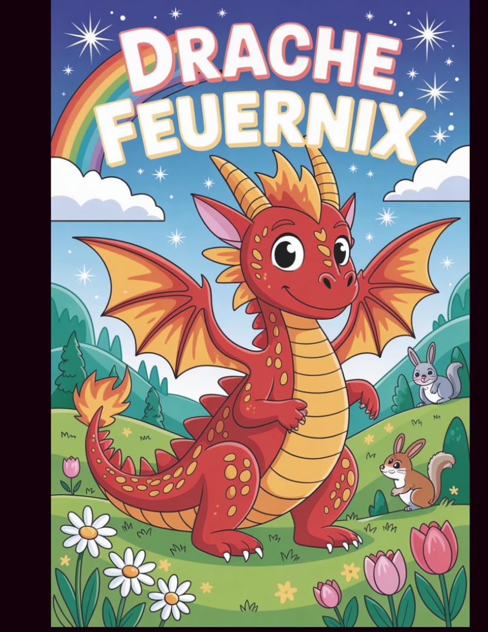 Drache Feuernix: Ausmalbuch für Kinder