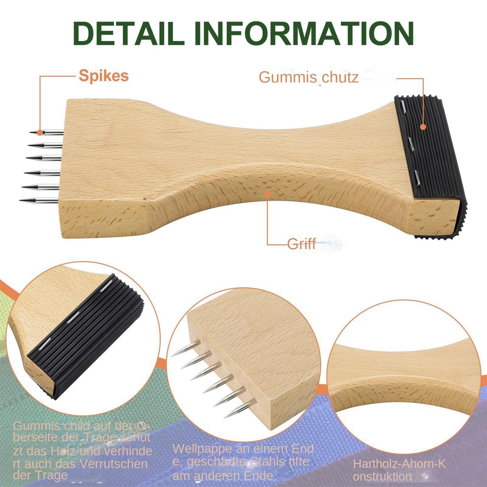 Tenditore per tappeti, tendicinghe, accessori per tappeti, sedia in pelle, tappezzeria, giardino, trapunte, lavori di cucito, tela fai da te