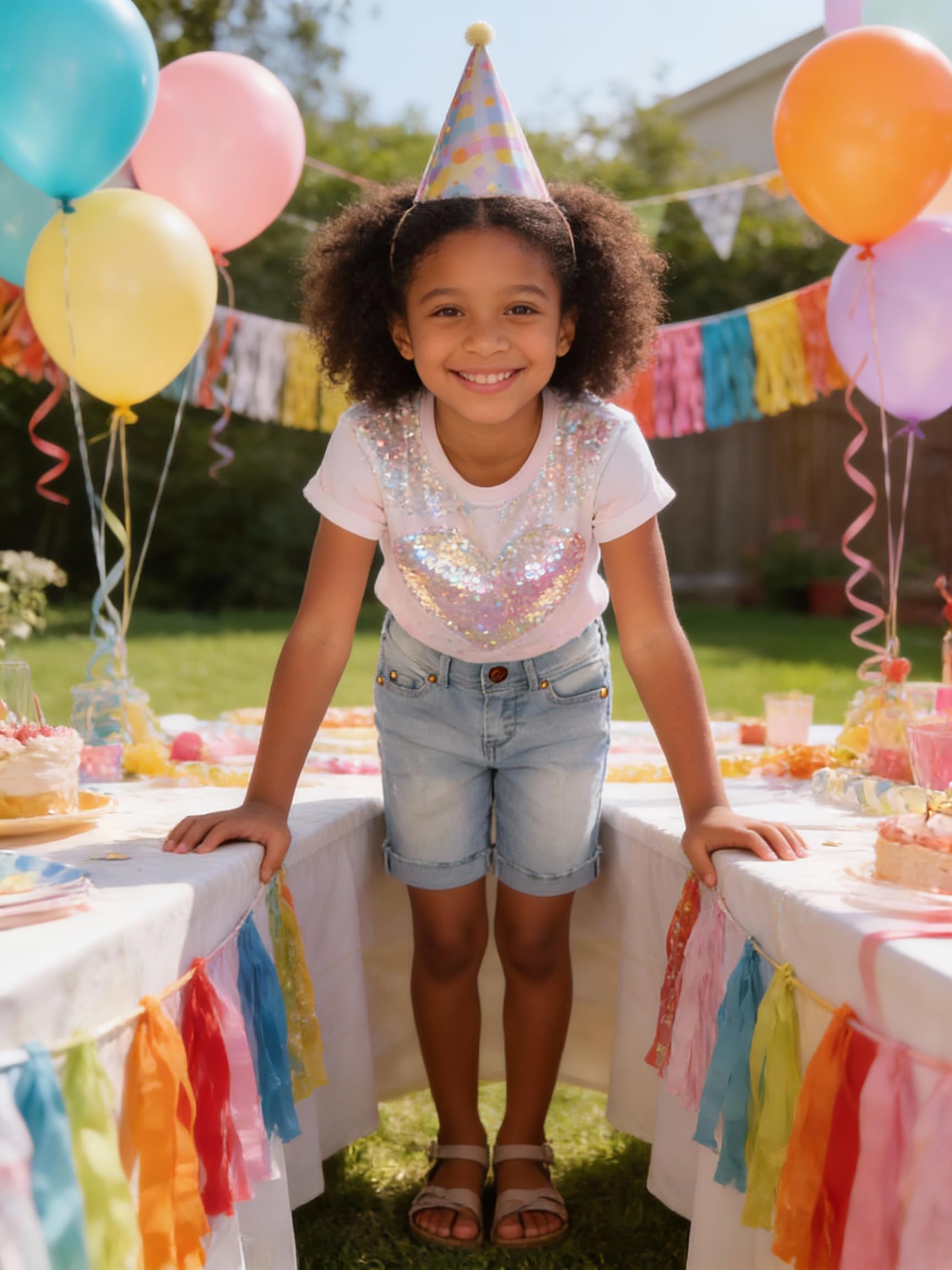 Bienzoe Pantaloncini in jeans da ragazza: pantaloncini elasticizzati a vita bassa per bambini - da indossare tutto il giorno - perfetti per le attività estive