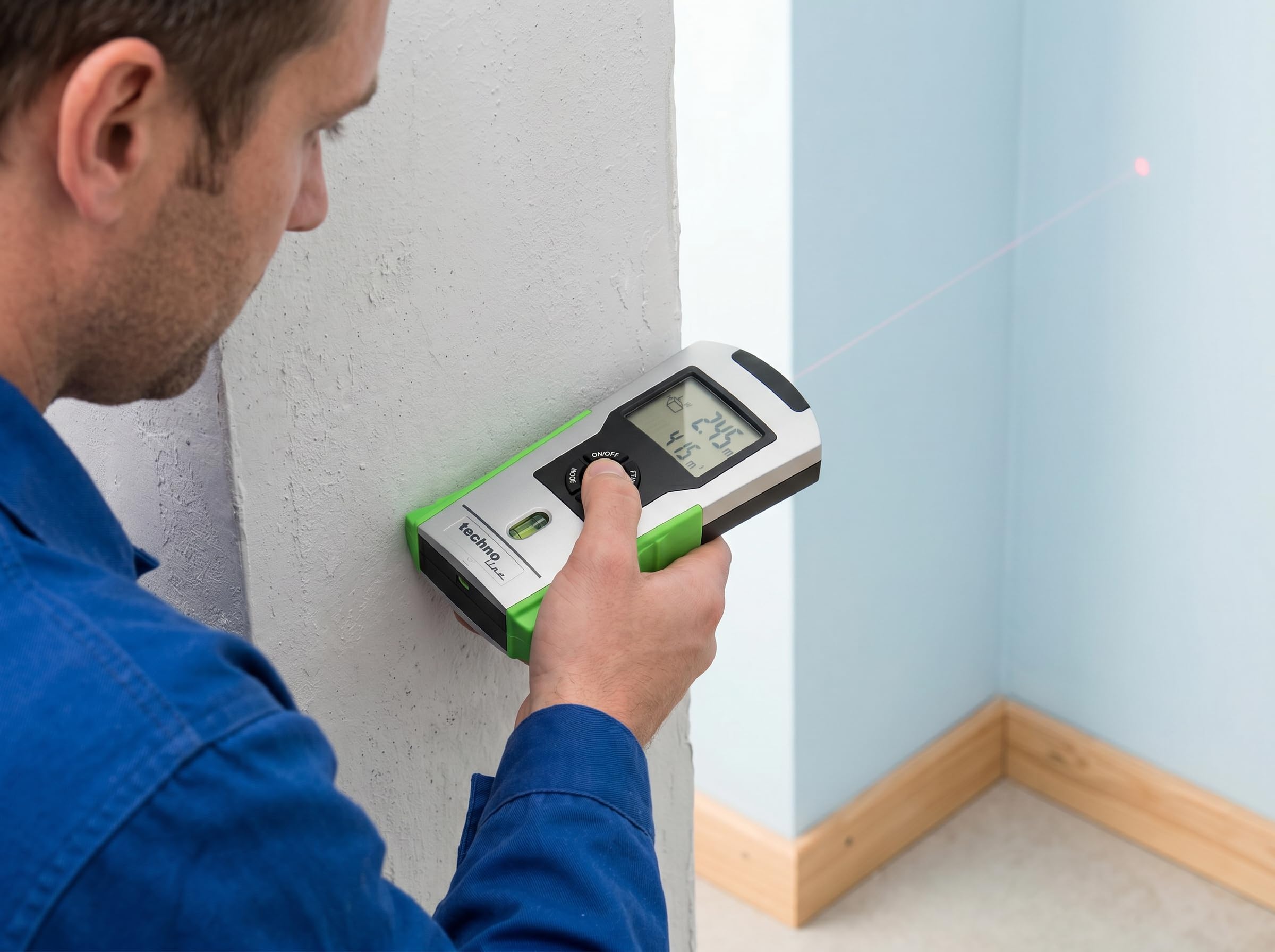 Technoline Télémètre à ultrasons WZ 1100, argent – Vert