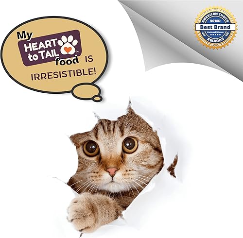 Miniatura 4 de HEART TO TAIL CAT Food 5.5 onzas (paquete de 15) pescado blanco y atún oceánico + regalo Squeeze UP (4 ONU) pescado blanco océano y atún Entree