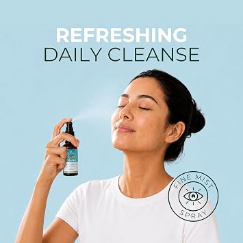 Eyelid and Lash Cleanser | Fast Acting Soothing Formula, Effective Relief from Irritation, Dry Eyes, Styes and Blepharitis, 0.02% Pure and Gentle Hypochlorous Acid Spray, 120mL (4 oz)