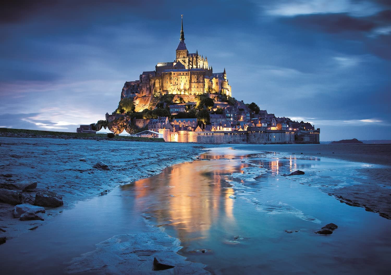 Image secondaire de Clementoni - 31994 - Puzzle 1500 pièces - Le Mont Saint-Michel