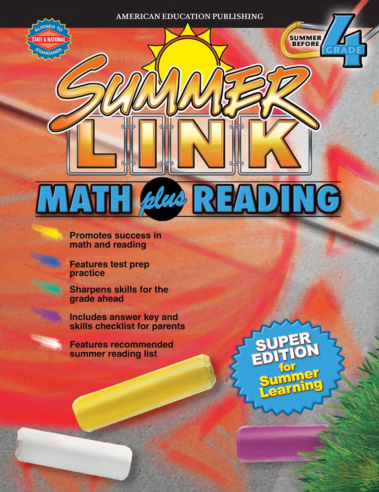Buy Math Plus Reading, Grades 3 - 4: Super Edition for Summer Learning (Summer Link) — BookShops.in