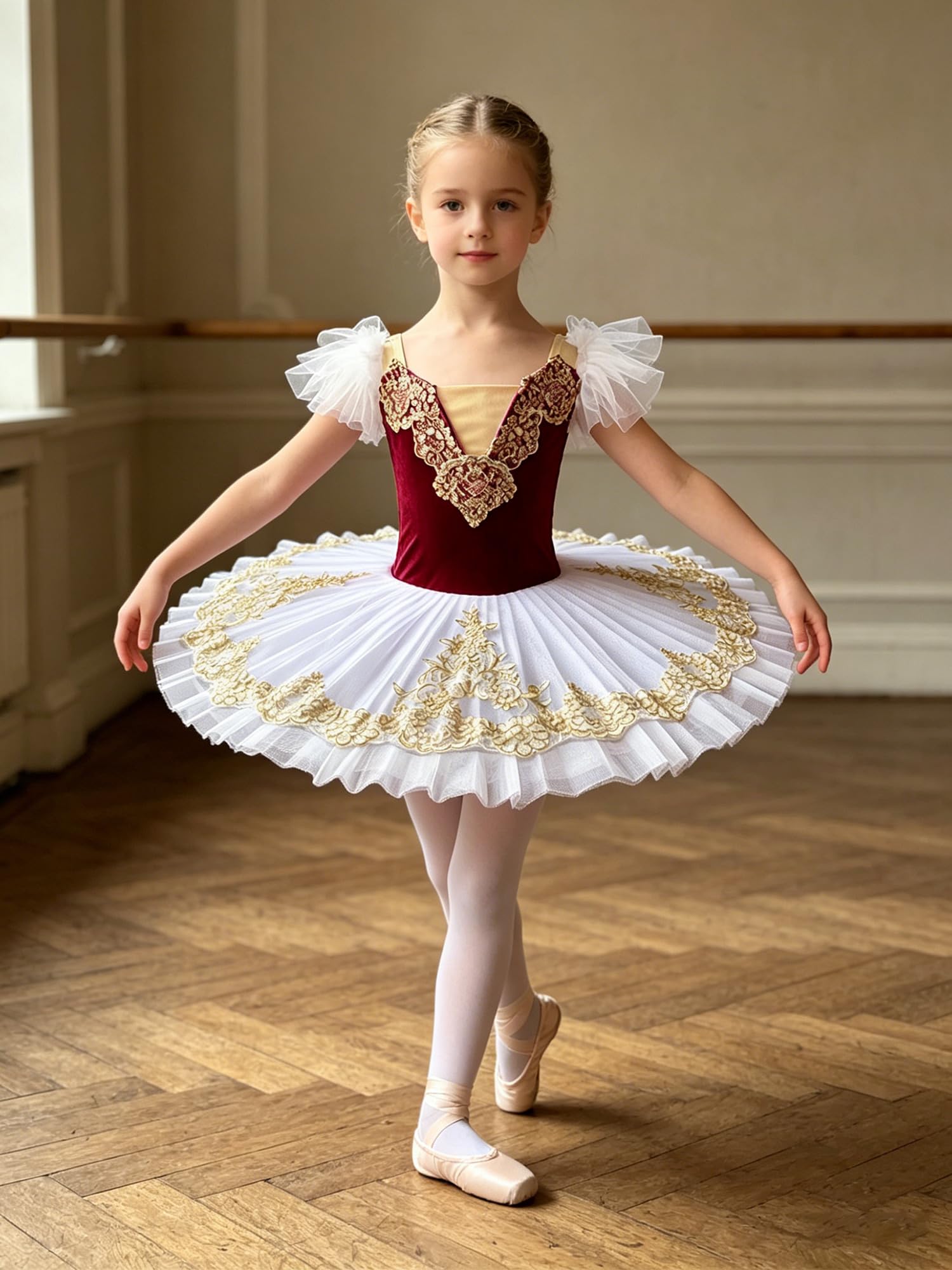 Dziecięca sukienka wieczorowa, tutu, baletowa, do tańca, tutu, do tańca, w stylu boho, na lekcje tańca