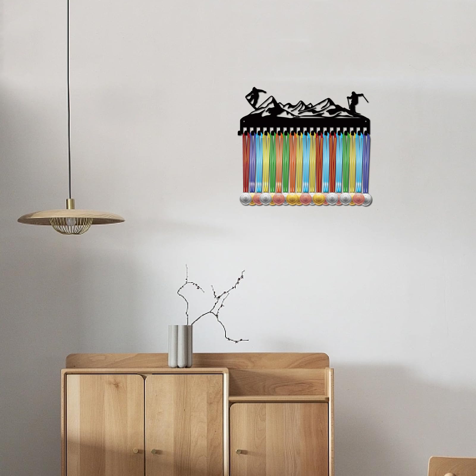 CREATCABIN Hockey Medal Holder Medal Hanger Display Hangers Rack Sports