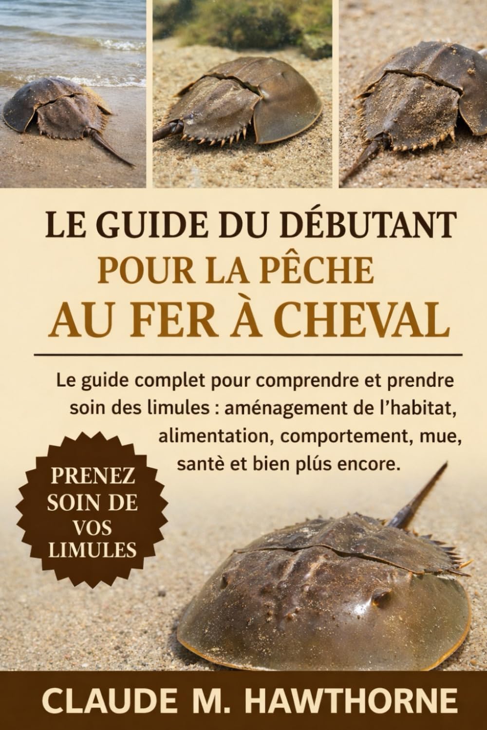 LE GUIDE DU DÉBUTANT POUR LA PÊCHE AU FER À CHEVAL: Le guide complet pour comprendre et prendre soin des limules : aménagement de l’habitat, alimentation, comportement, mue, santé et bien plus encore.