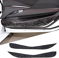 Vista 11 de Cubierta de protección contra patadas para puerta, protector de panel compatible con Corvette C8 Z06 2020-2025, decoración de fibra de carbono