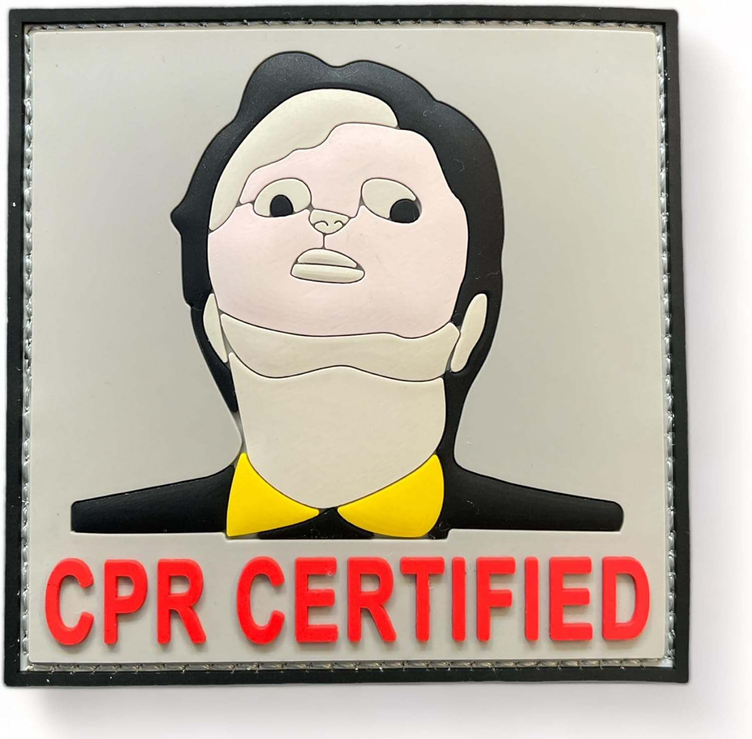 CPR Certified Creative Humor Meme Military Tactical Morale Patch - Funny Tactical Patches, PVC Rubber Hook & Loop Fastener, Patches for Backpacks, Military Uniforms, Jeans, Jackets, Vests, Hats & More