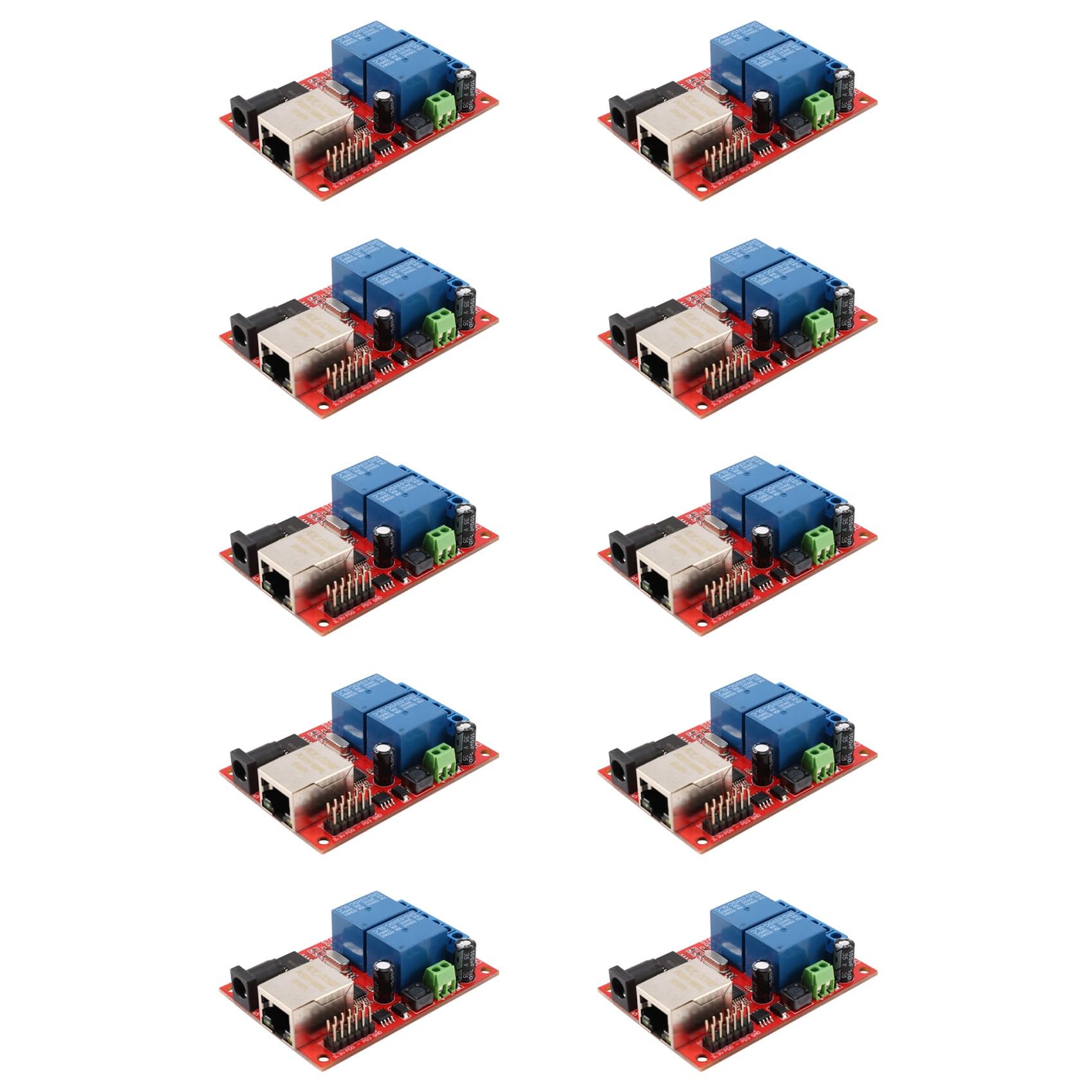10X LAN Interruttore di Ritardo Scheda Relè Ethernet 2 Vie Modulo Server Modulo Controller/Udp