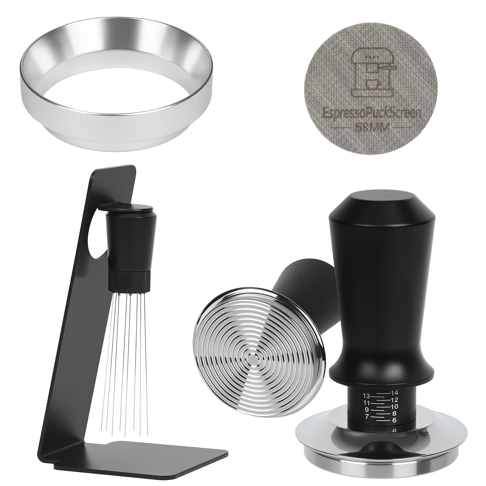 Amazon.com: 58mm Espresso Tamper Kit - Dual-Spring Calibrated