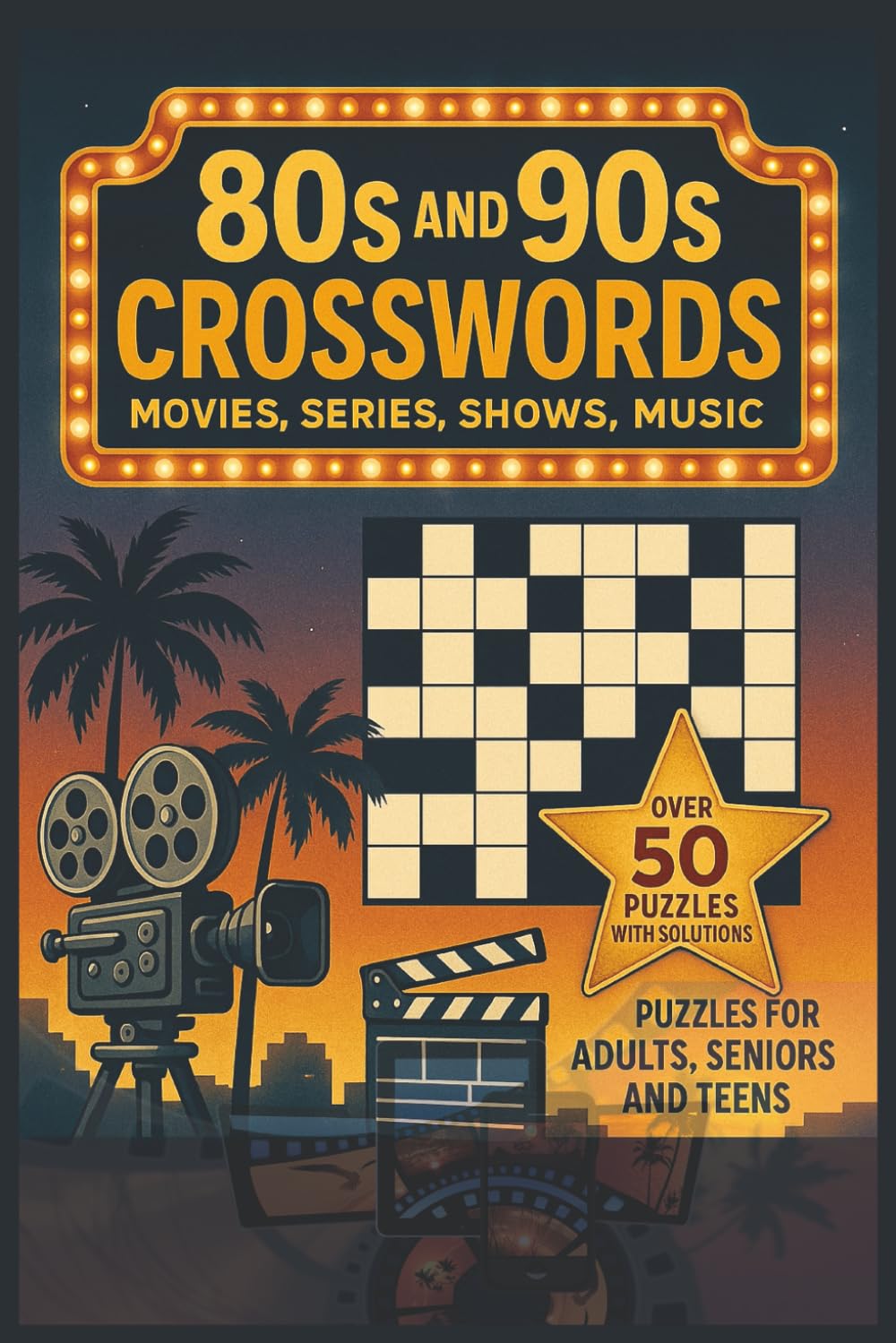 80s and 90s Crosswords Movies, Series, Shows, Music: Nostalgic and Easy to read crossword puzzles with solutions about entertainment in the most ... Gift for Vacations, Holidays and Relaxation.