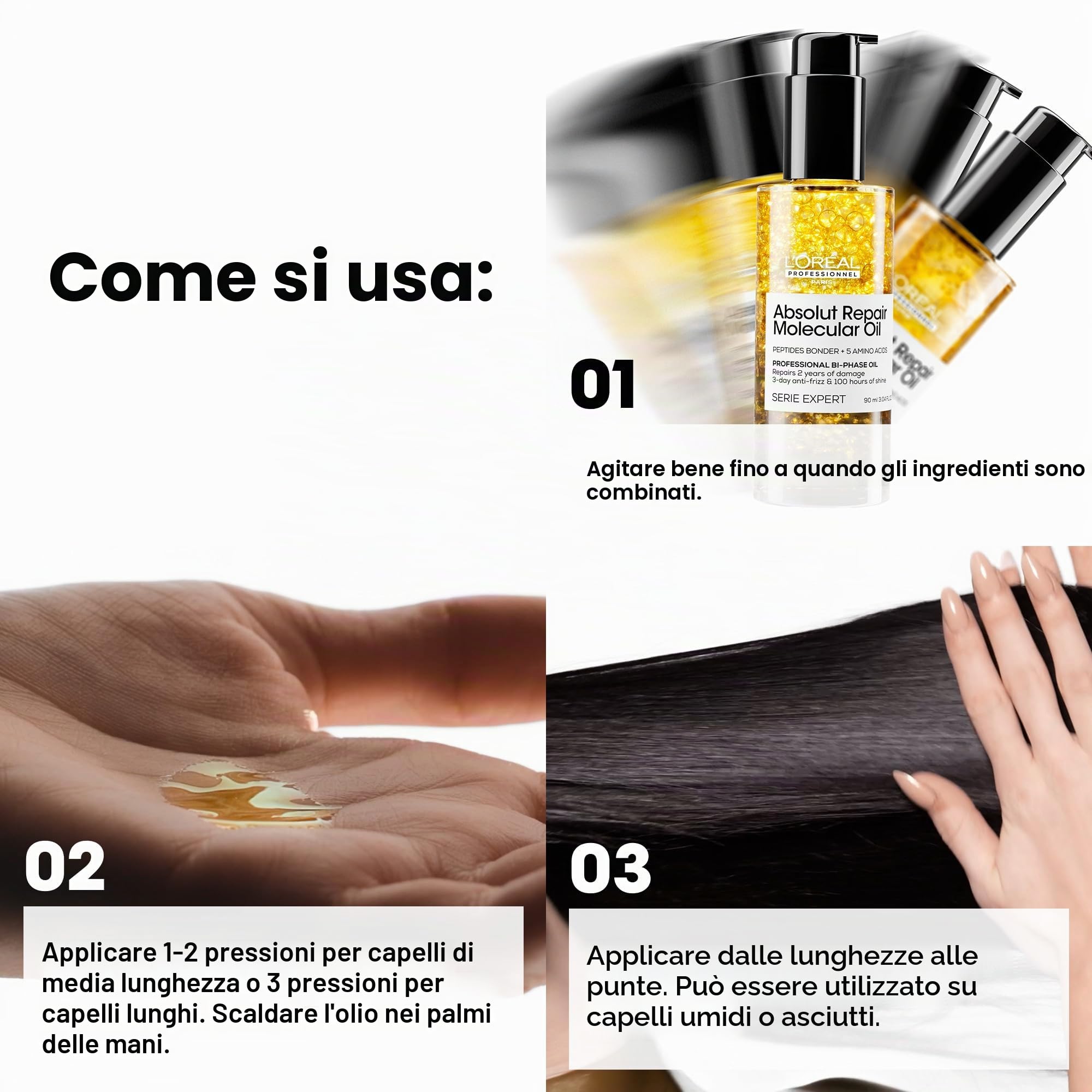 L'Oreal Professionnel Paris Serie Expert Absolut Repair Molecular Oil 90ml
