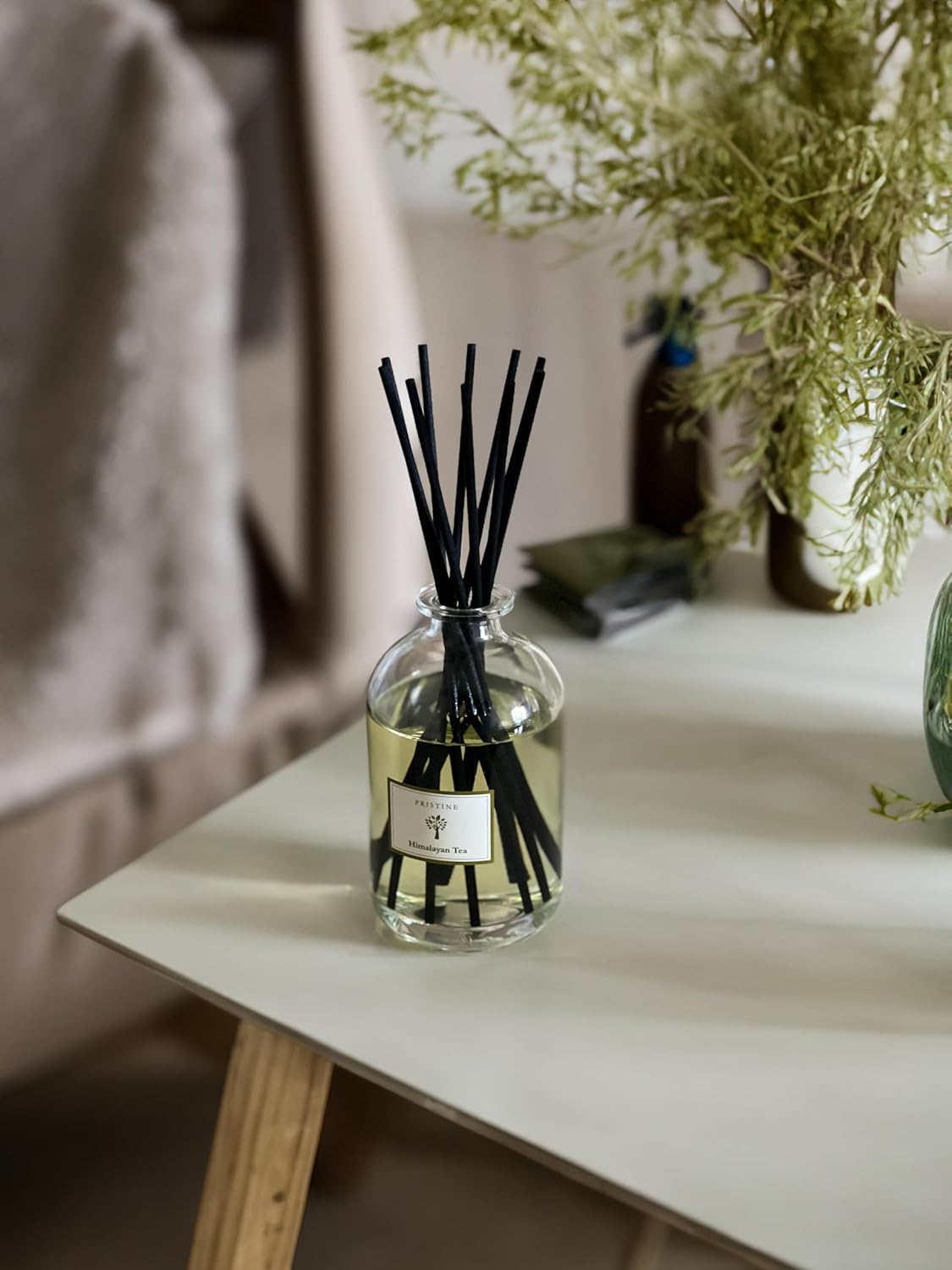 PRISTINE Himalayan Tea/Westin Hotel Inspired Scent Reed Diffuser for Home | Fresh Bergamot/White Tea Room Fragrance Reed Diffusers, Oil & Room Diffusers with Reed | Home Fragrance Scent Diffuser