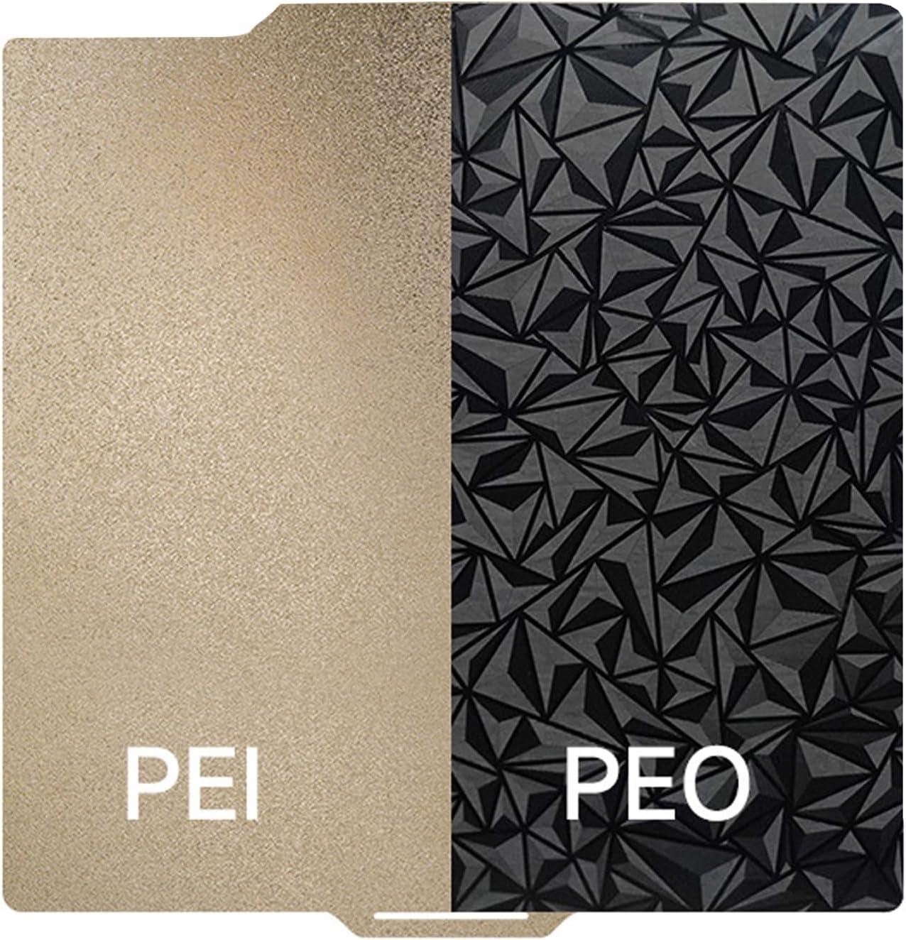 PEI + PEO Double Sided Building Plate for Bambu Lab X1, 3D Printer, Textured PEI + Smooth PEO Spring Steel Plate and Magnetic Base Print Bed Platform for Bambu Lab X1 257 x 257 mm