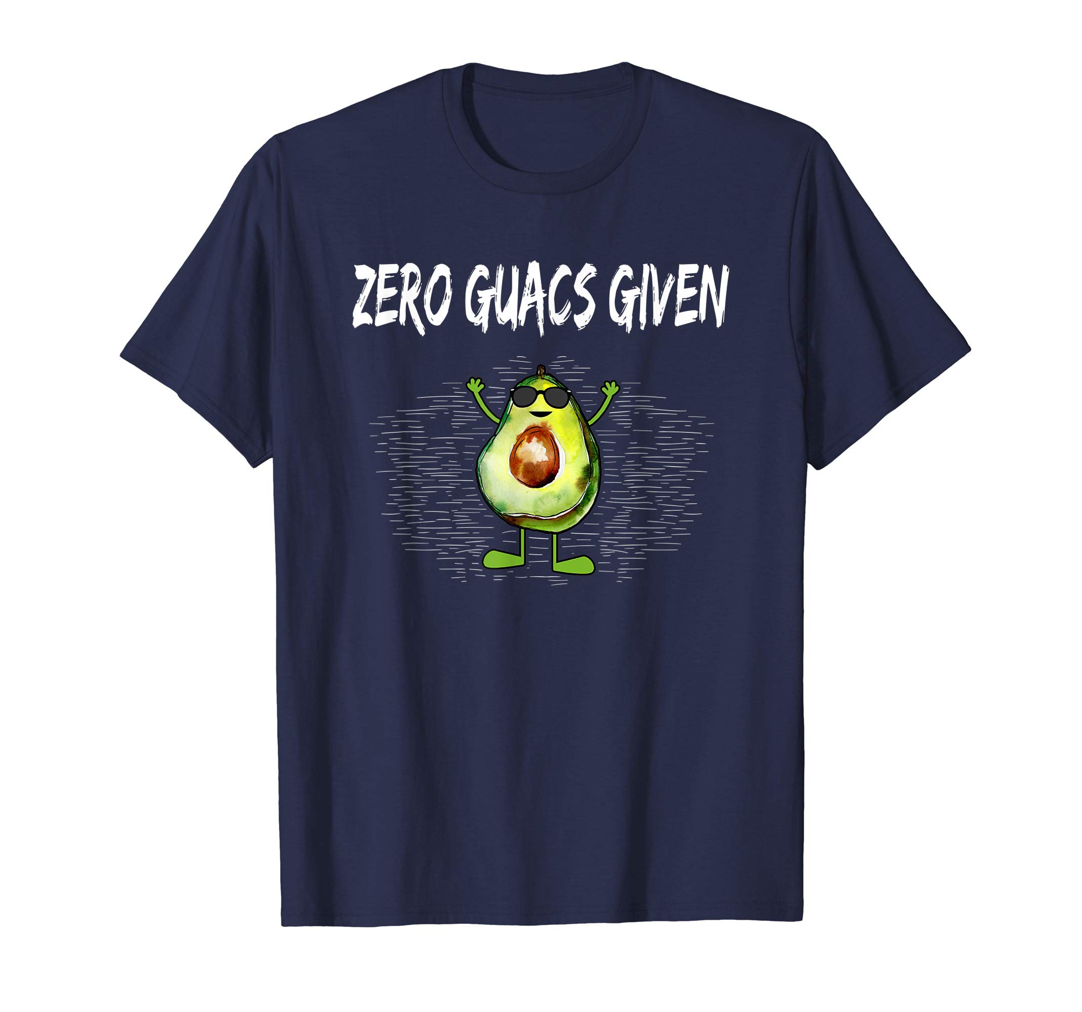Avocado Keto Guacamole DesignsZero Guacs Given Funny Avocado Guacamole Keto T-Shirt