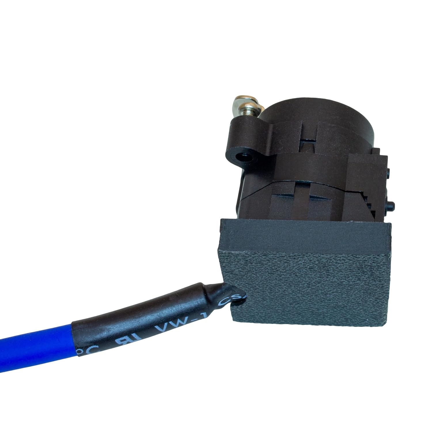 2ft Pigtail: TRS/XLR Male Panel Mount to XLR Male Plug (Blue)