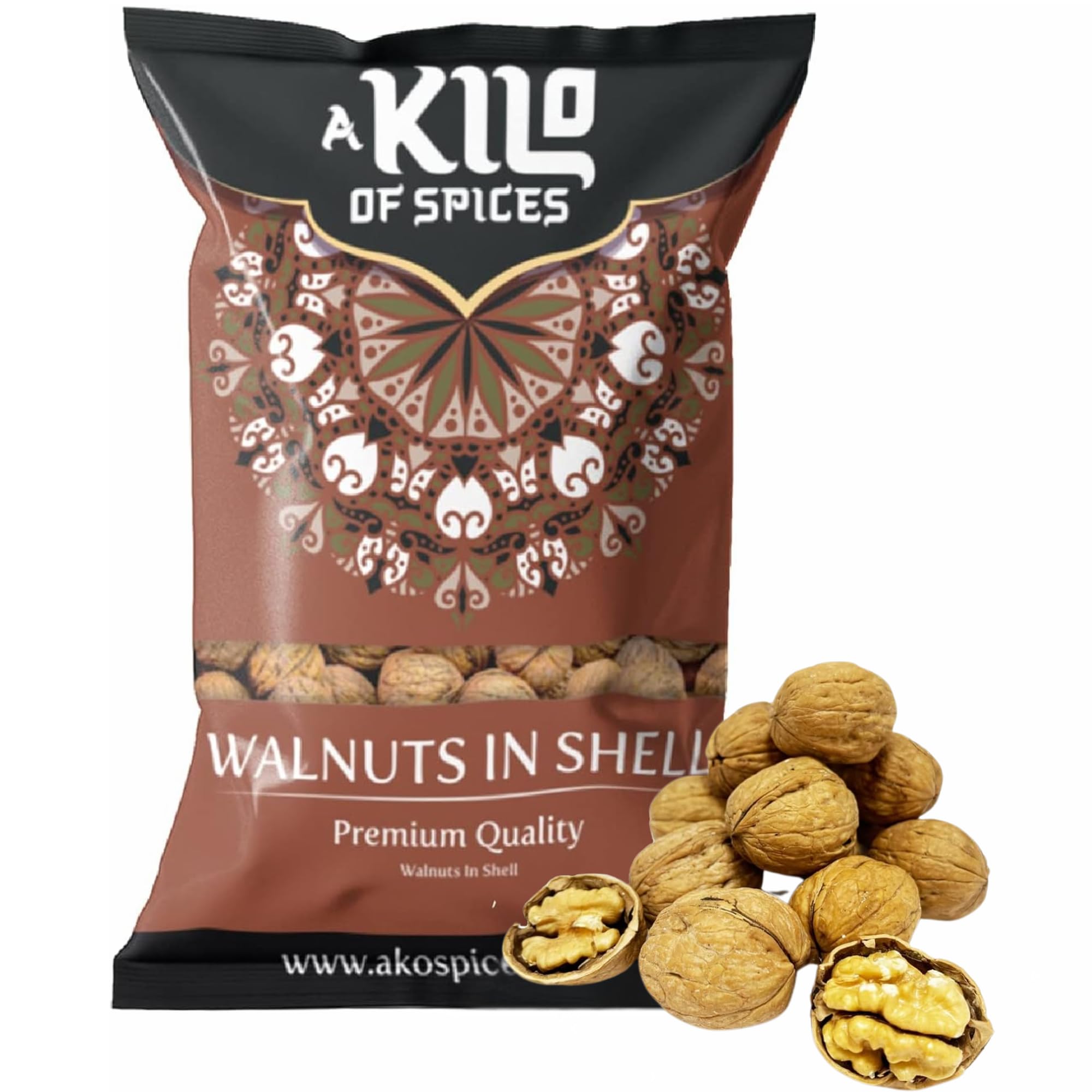 Walnuts in their Shell 500g | Whole Walnuts | Raw Nuts in Shell | Premium Quality | Perfect Squirrel Food | Ideal for a Healthy and Nutritious Treat