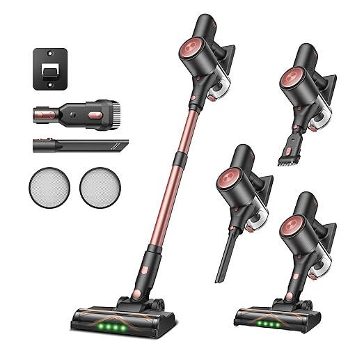 Vexilar Aspirateur Balai sans Fil, 450W/45Kpa/50 Mins, Aspirateur sans Fil