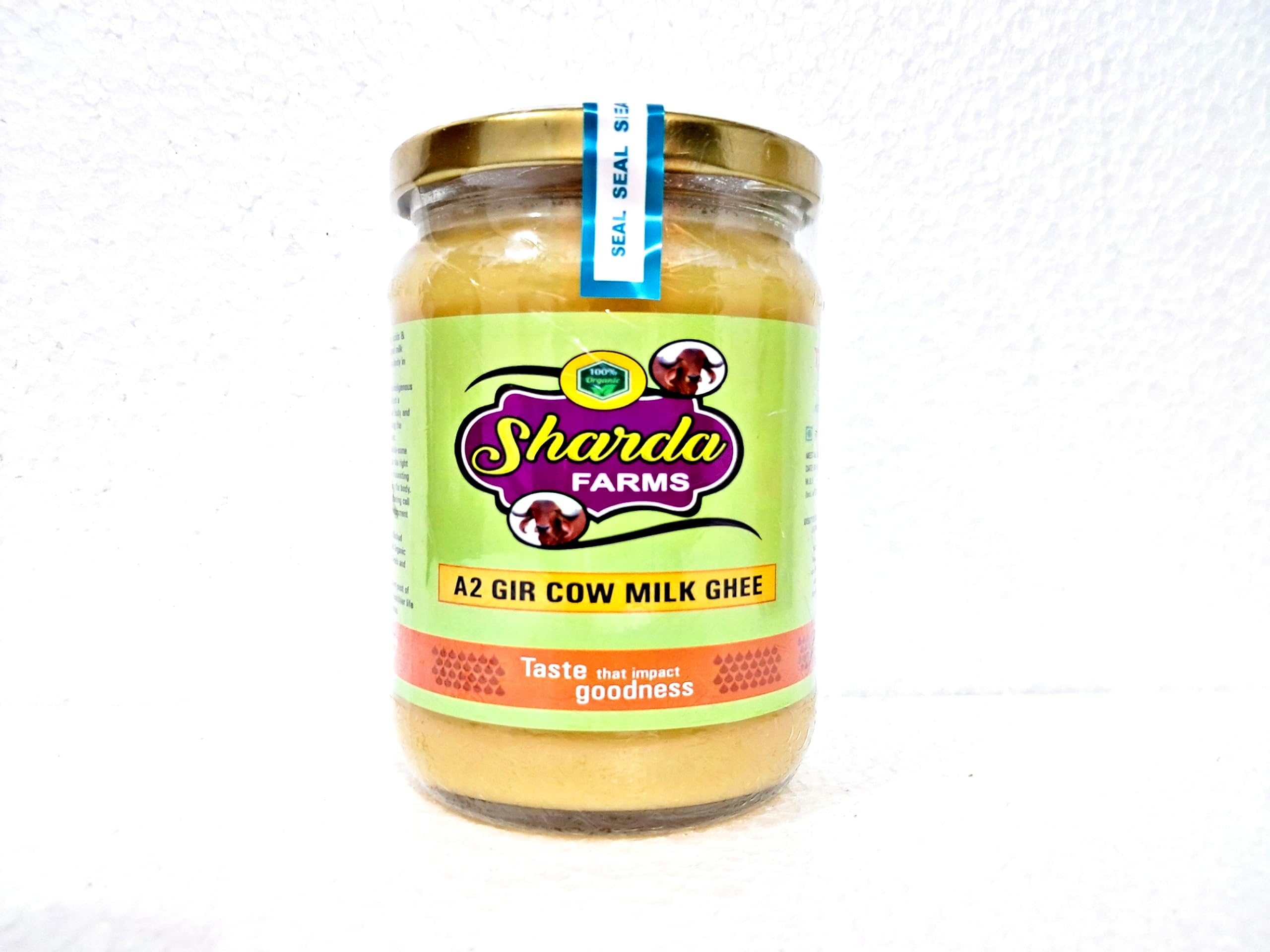 Sharda Farms Traditional A2 Bilona Method Pure Gir Cow Ghee Hand Churned Cow Ghee, Pure A2 Ghee (500ml) (B09P66PGPG) Amazon Price History, Amazon Price Tracker
