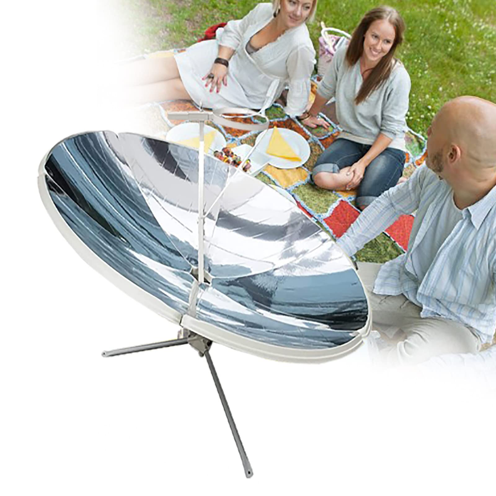 Cuiseur solaire portable 2500W pour pique-nique extérieur et camping