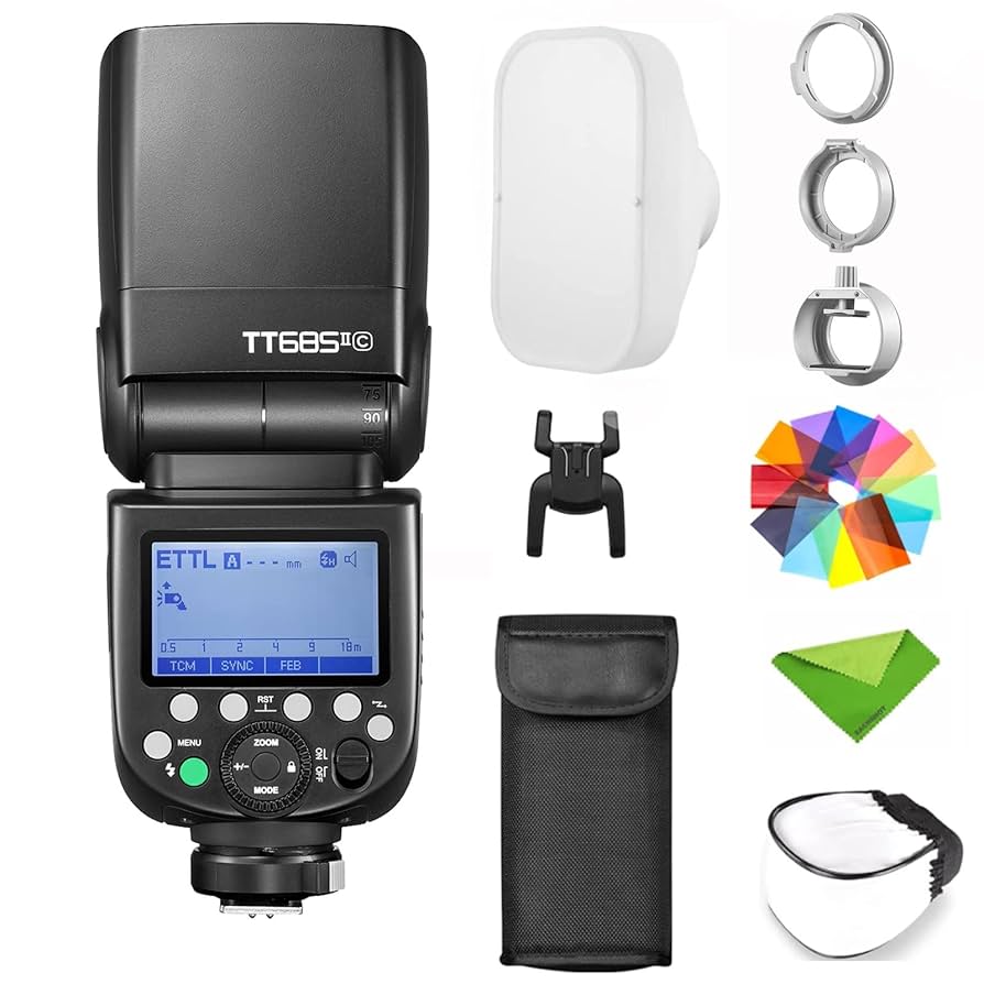 キヤノン用ストロボ（Godox）TT685-C Amazon.com : GODOX TT685II-C Flash for Canon Speedlight