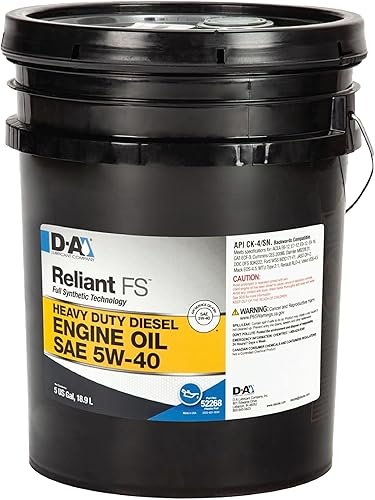 52268, aceite de motor sintético completo SAE 5W-40, 5 galones