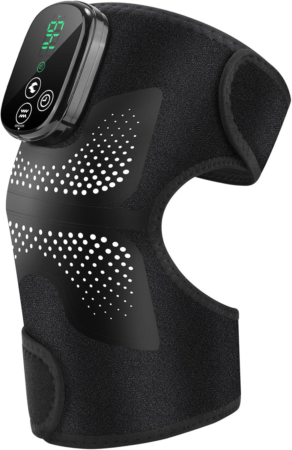 DeMoce Cordless Knee Massager with 4 Powerful Motors, Knee Heating Pad with Massage and Red Light, 5 Heats & 3 Massages, Built-in 5000mAh Rechargeable Battery, Knee Heating Pad for Knee Pain Relief - Image 9