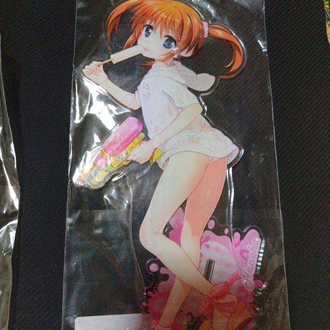 リリカルなのは アクリルフィギュアL 水鉄砲ver. セット