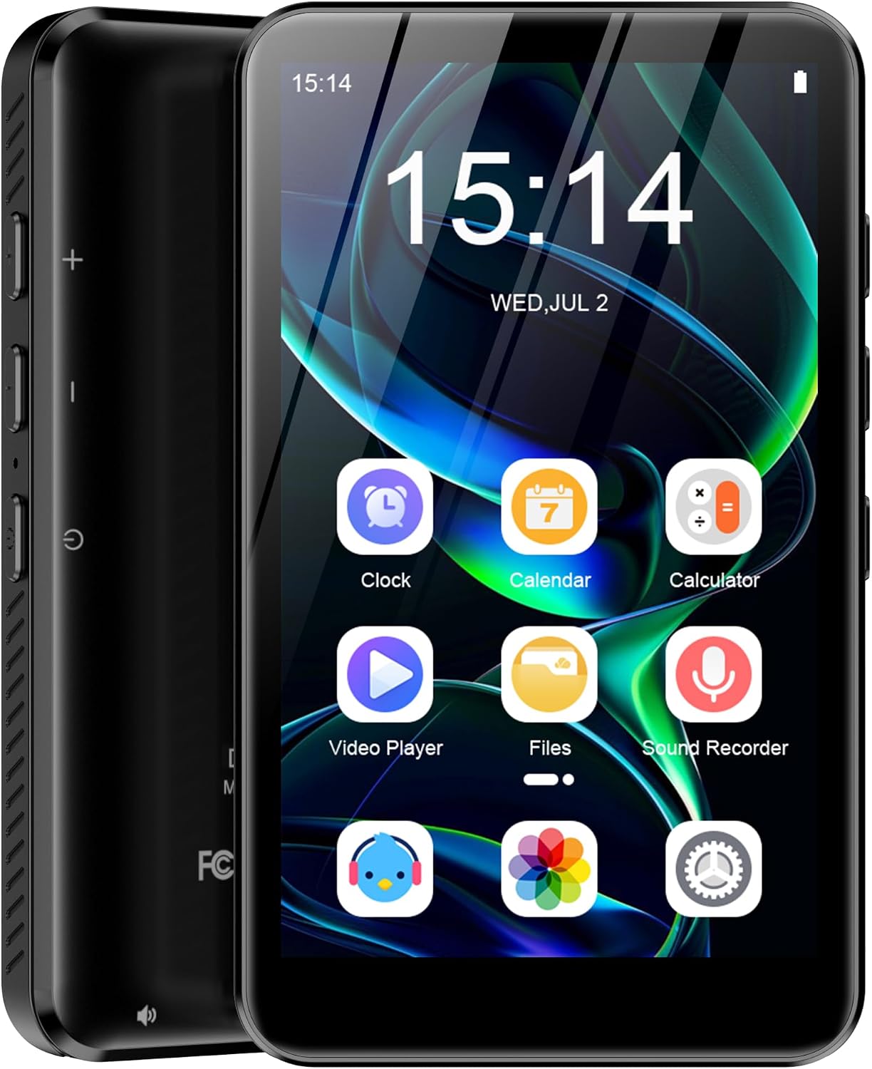 MP3 Player with Bluetooth and WiFi, SWOFY D08 Android 13 OS MP3 & MP4 Players with 4" Touchscreen and HD Speaker,Music Players with Spotify,Pandora, Audible, Amazon Music, Play Store, FM Radio