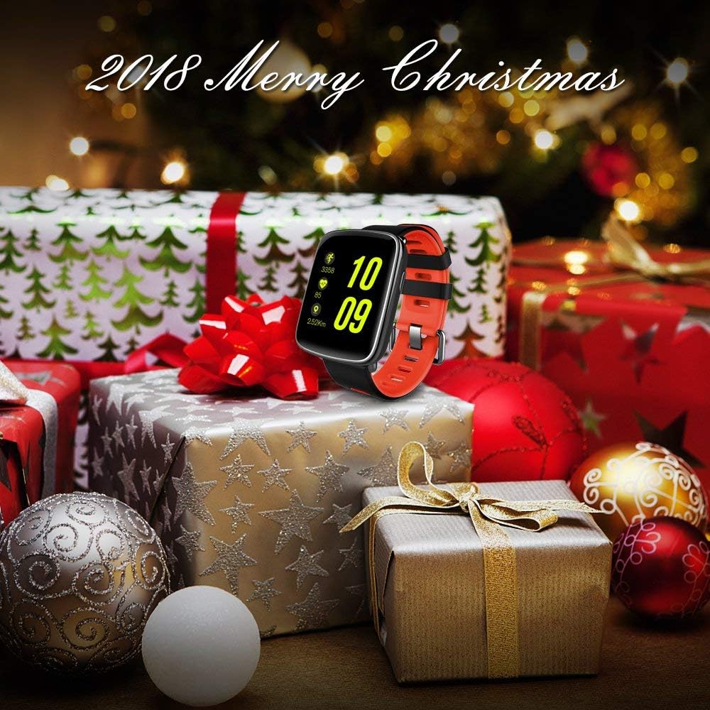 Novopus: Impermeabile IP68 Smartwatch Bluetooth Fitness Tracker con Polso Frequenza cardiaca e notifiche Intelligenti Compatibile con iOS e Android (Nero-Rosso) Novopus: Impermeabile IP68 Smartwatch Bluetooth Fitness Tracker con Polso Frequenza cardiaca e notifiche Intelligenti Compatibile con iOS e Android (Nero-Rosso)